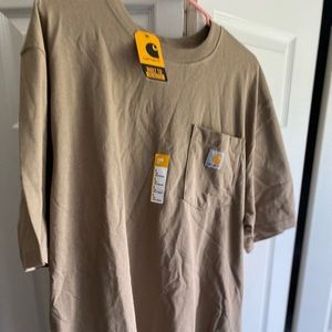 Tan Carhartt T shirt